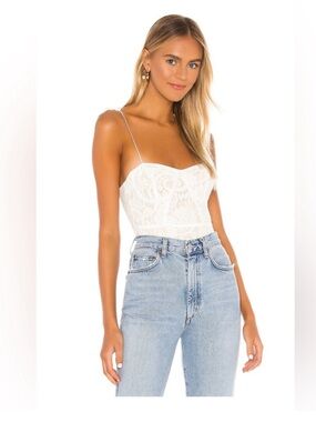 Revolve Superdown lace bodysuit